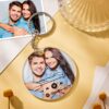 Circular Spotify Music Player Custom Photo Keychain
