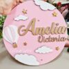 Hot Air Balloon & Stars Name Sign