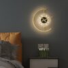 Minimalist Celestial Moon Clock Lamp